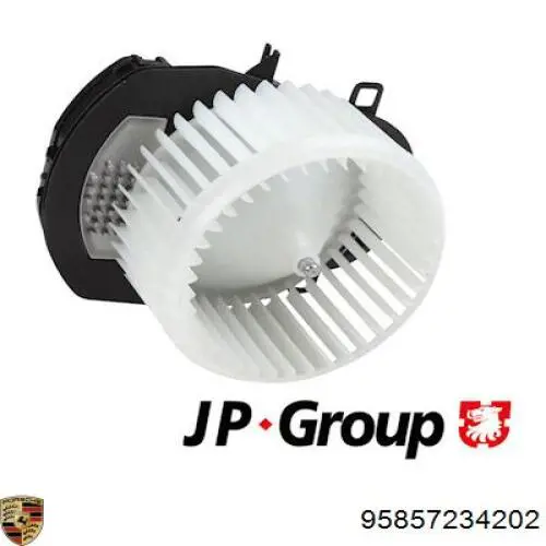 95857234202 Porsche motor eléctrico, ventilador habitáculo