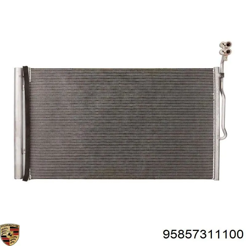 95857311100 Porsche condensador aire acondicionado