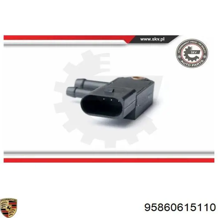 95860615110 Porsche sensor de presion gases de escape