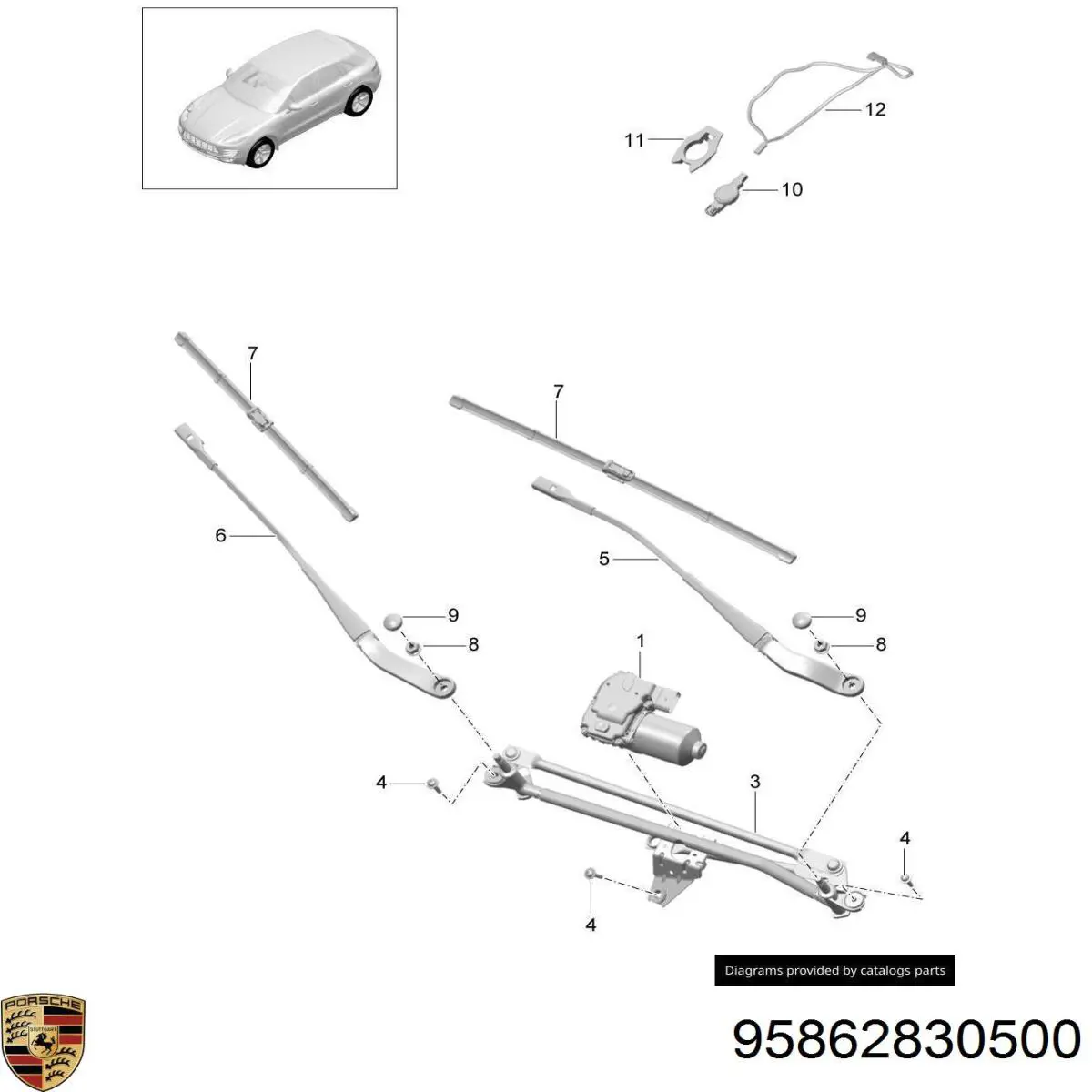  Porsche 95862830500 precio, desde  EUR