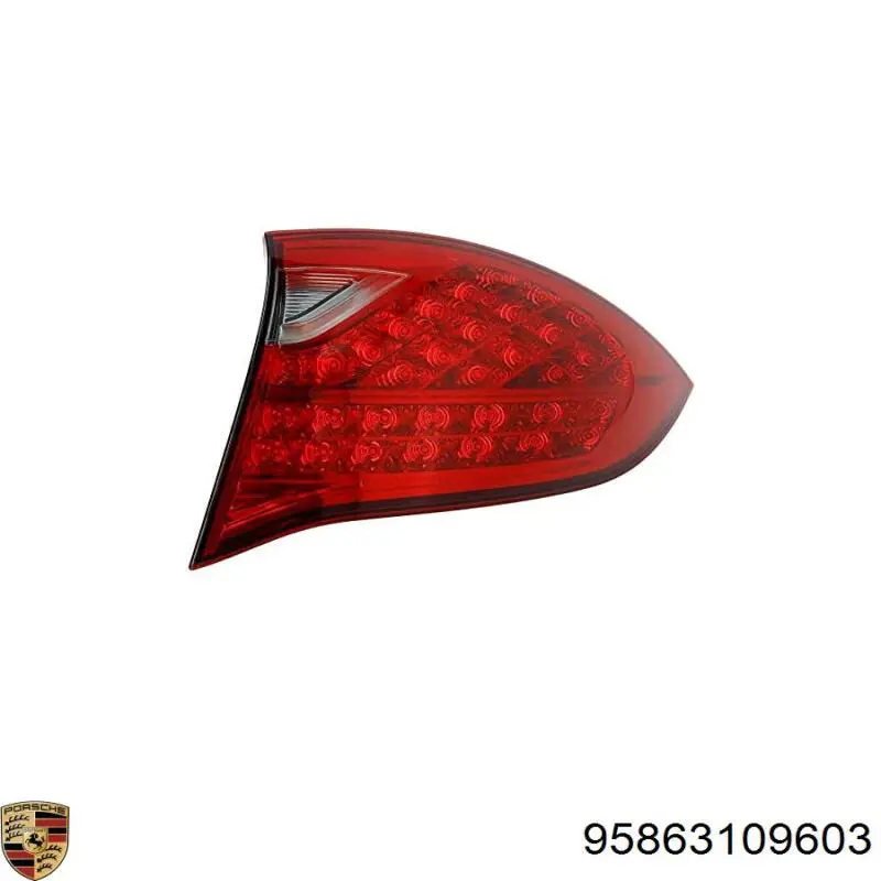 Piloto trasero exterior derecho Porsche 95863109601 precio, desde 471,90 EUR