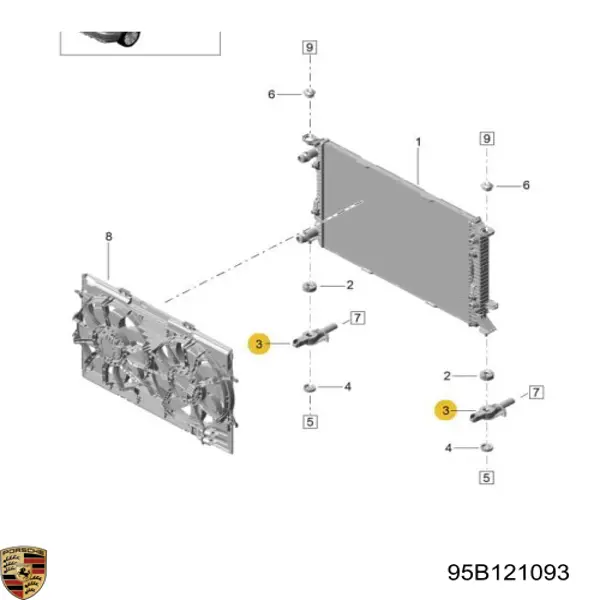 95B121093 Porsche