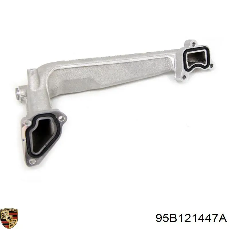 Manguera superior del depósito de expansión 95B121447A Porsche