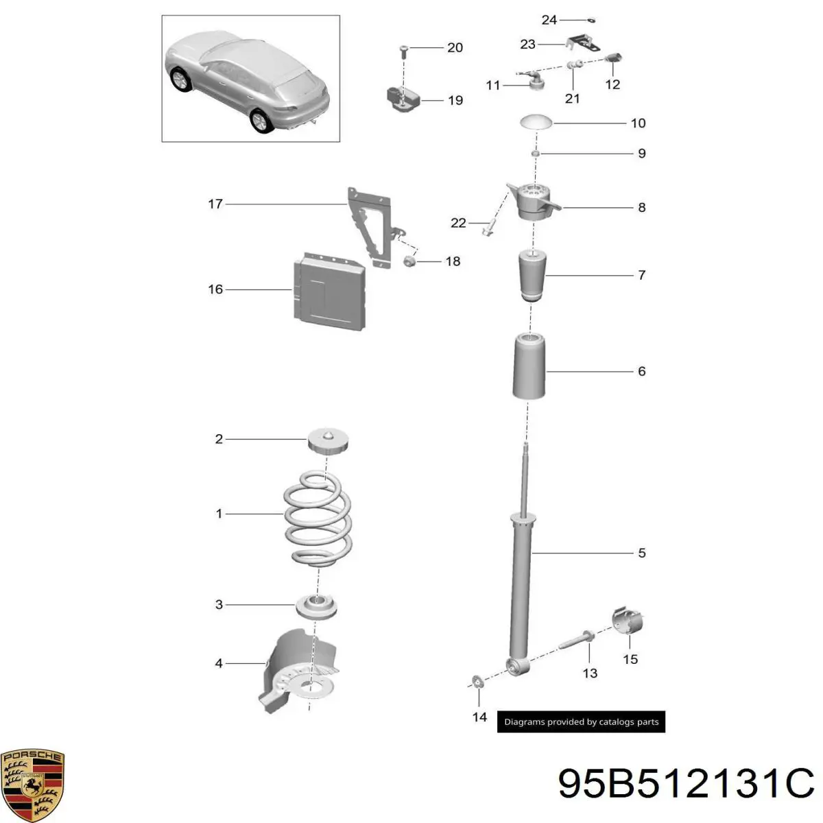 95B512131C Porsche