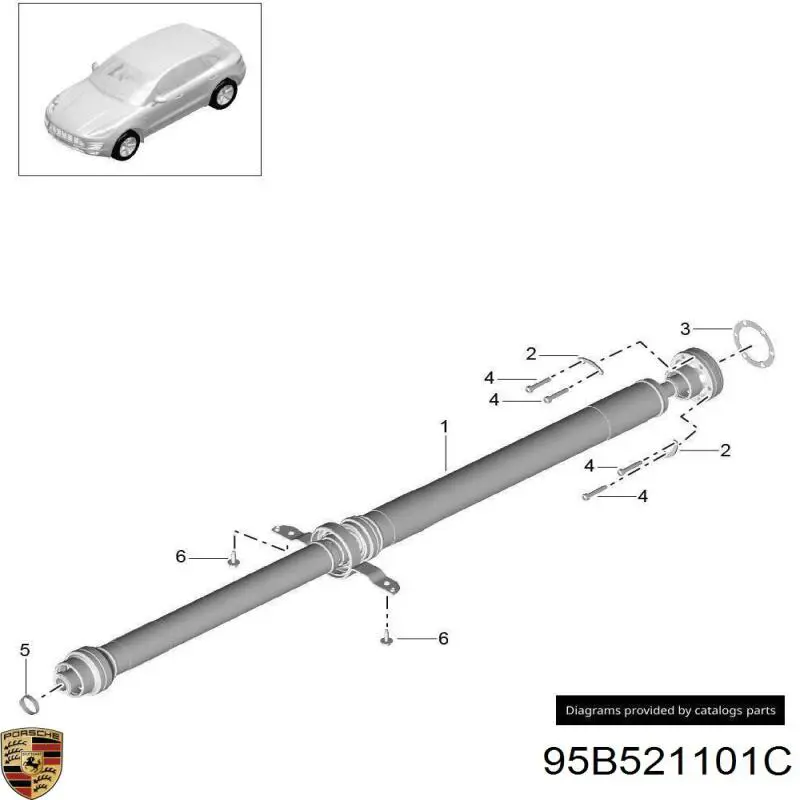 95B521101C Porsche