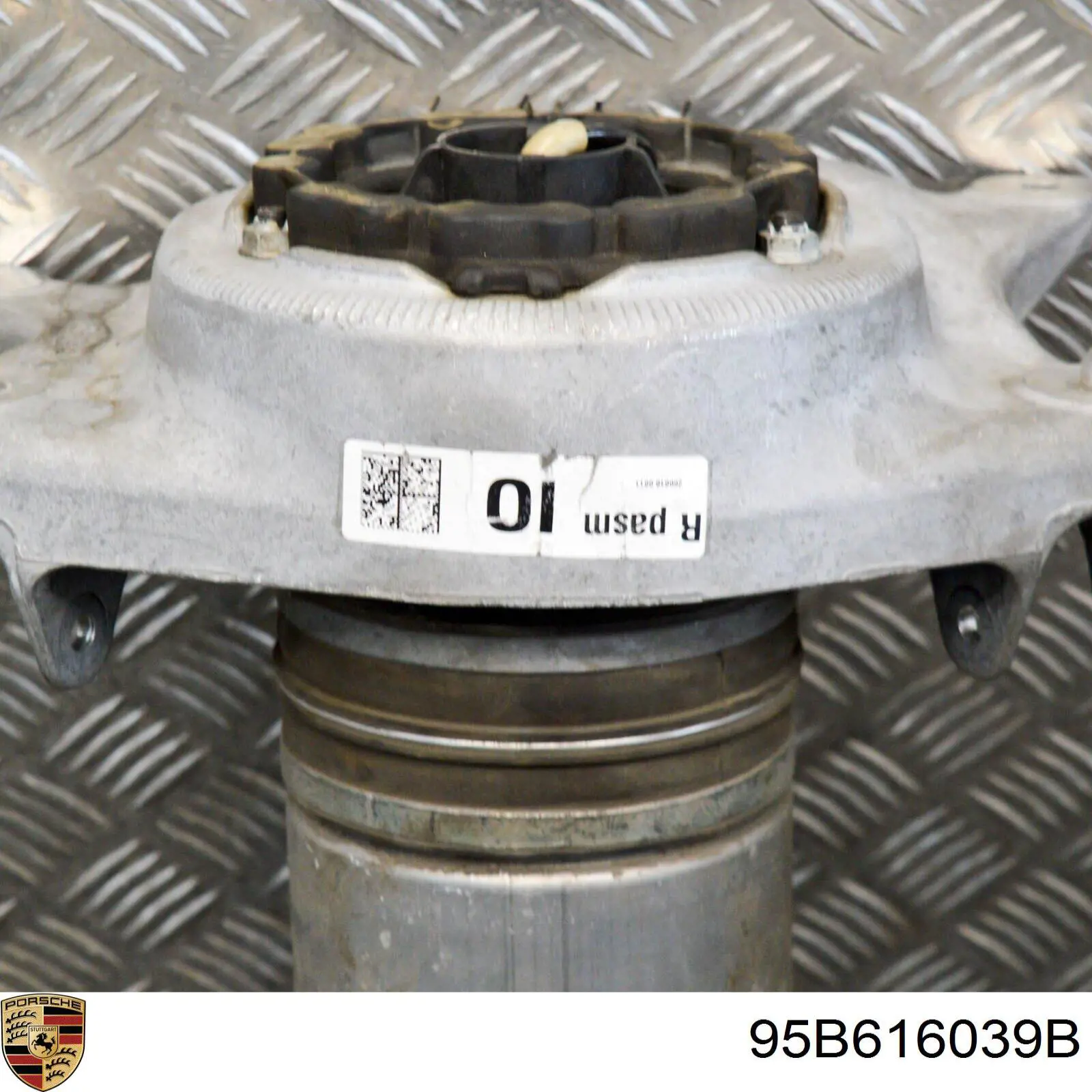 Bolsa de aire del eje delantero 95B616039B Porsche