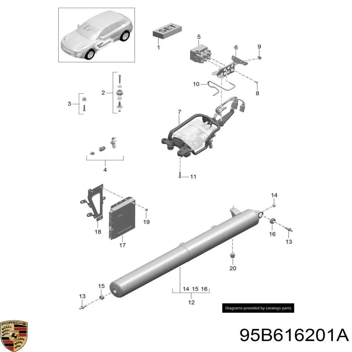 95B616201A Porsche