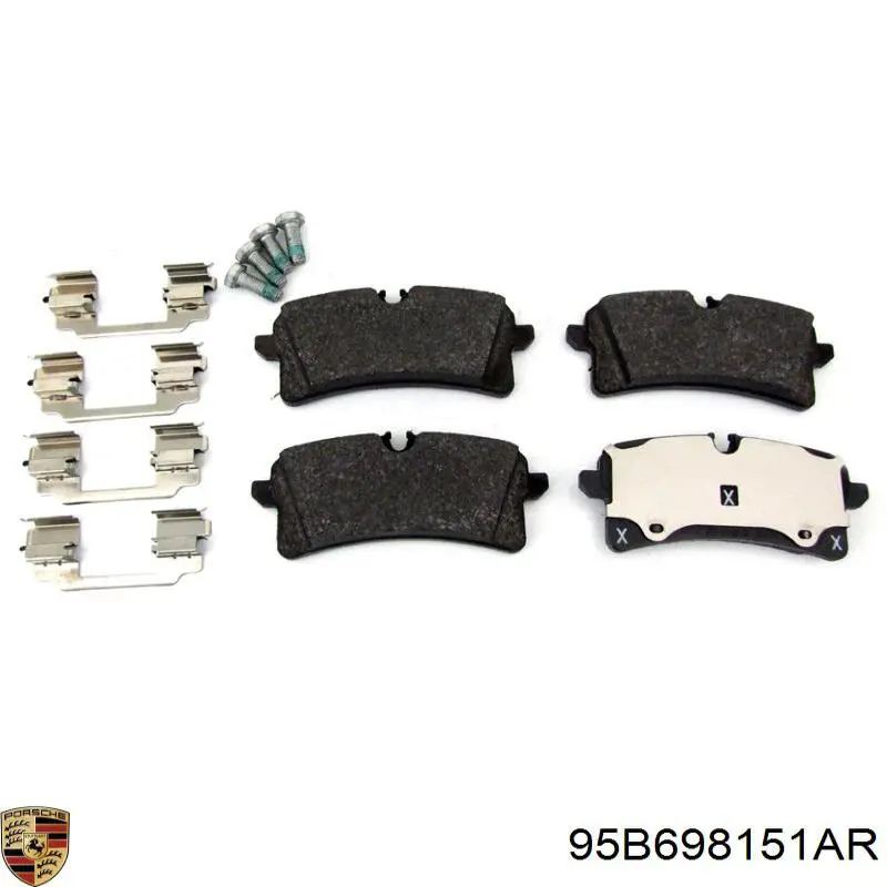 Comprar 95B698151AR Porsche Pastillas delanteras de freno