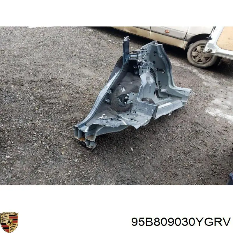 95B809030YGRV Porsche guardabarros trasero derecho