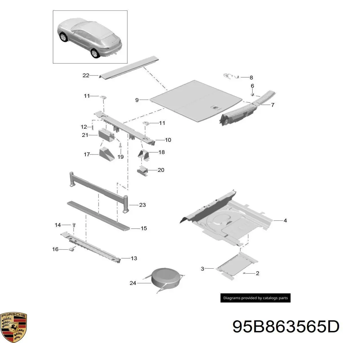 95B863565D Porsche