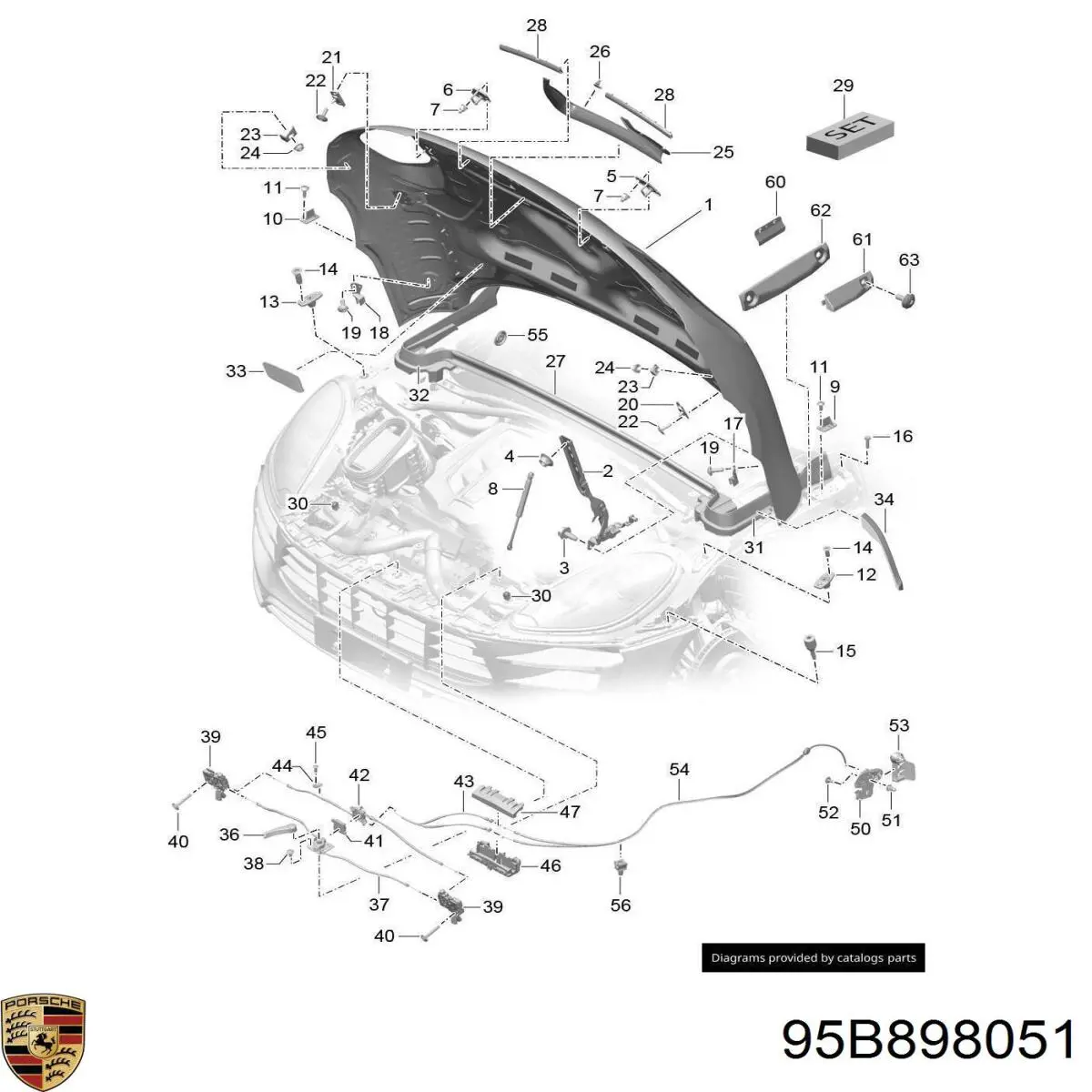 95B898051 Porsche