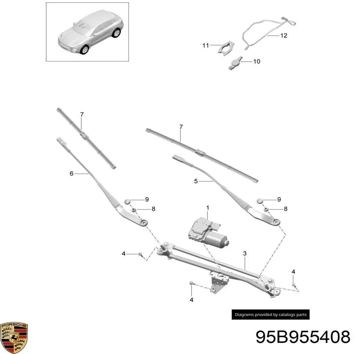 95B955408 Porsche