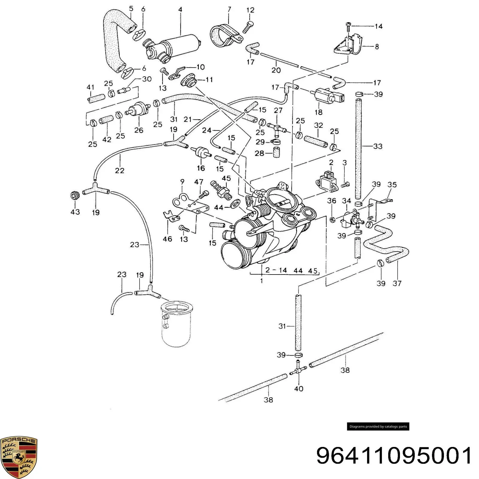 Comprar Válvula PCV Porsche Cayenne  955