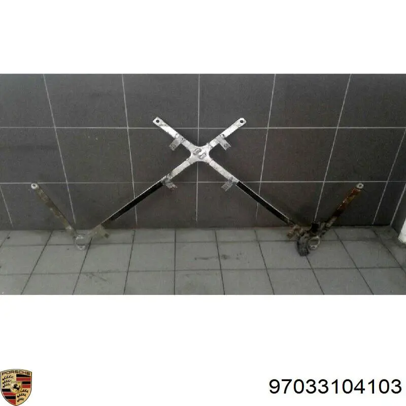 97033104103 Porsche Brazo inferior izquierdo de la suspensión trasera
