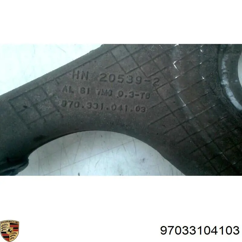 97033104103 Porsche brazo suspension (control trasero inferior izquierdo)