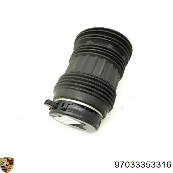 97033353316 Porsche muelle neumático, suspensión, eje trasero