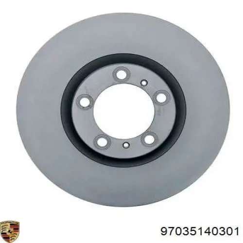 97035140301 Porsche freno de disco delantero