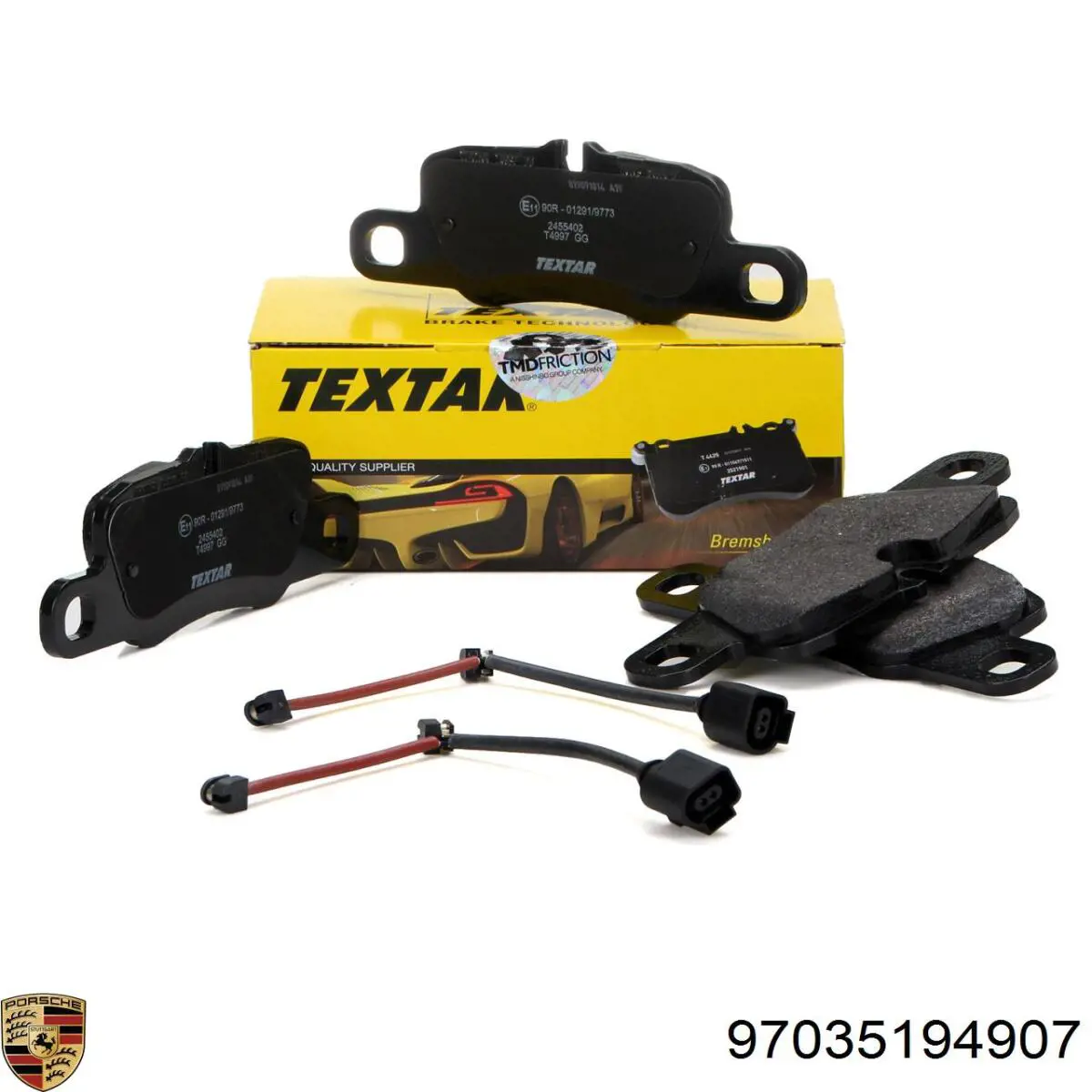 Comprar 97035194907 Porsche Pastillas delanteras de freno