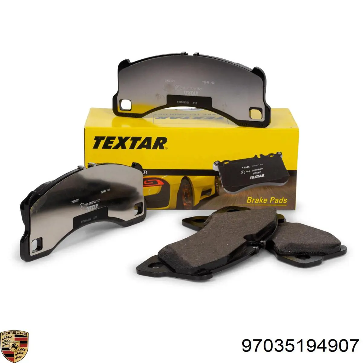 97035194907 Porsche Pastillas delanteras