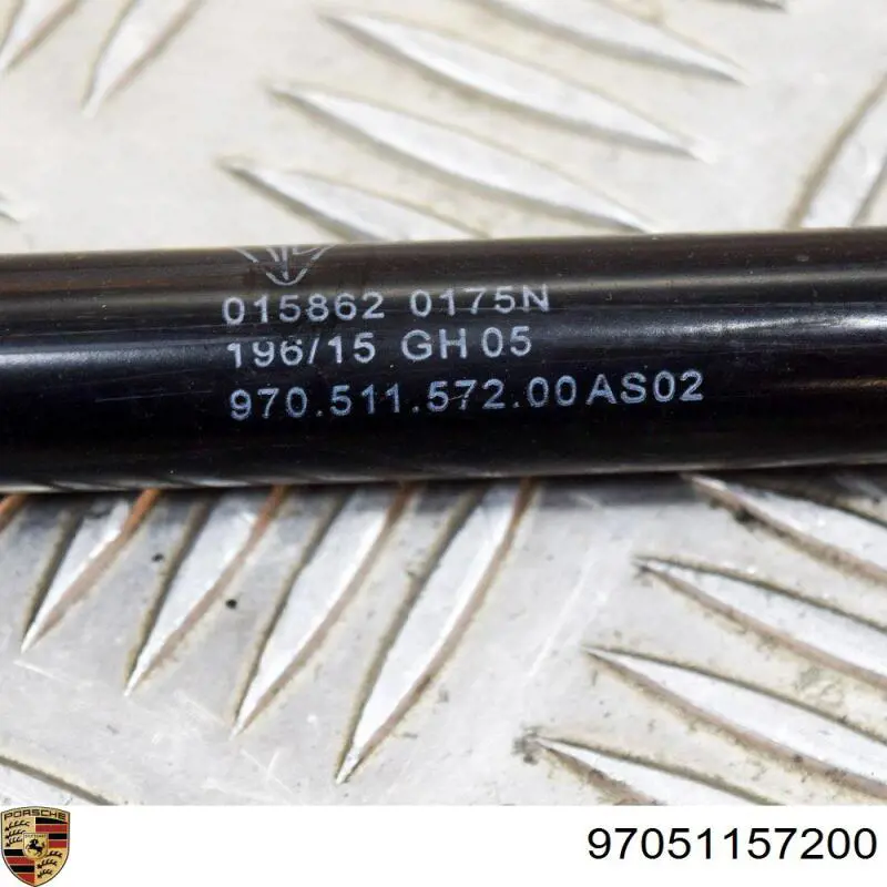 Amortiguador de capó derecho 97051157200 Porsche