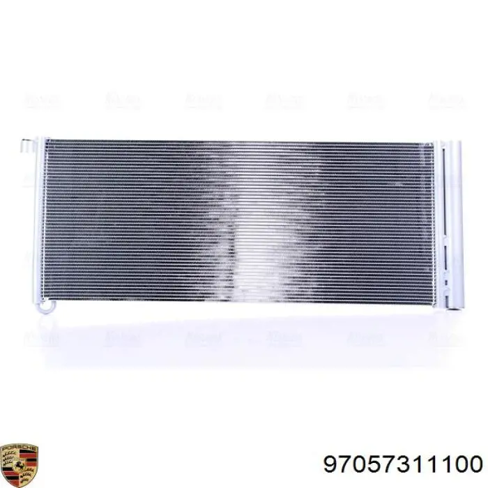 97057311100 Porsche condensador aire acondicionado