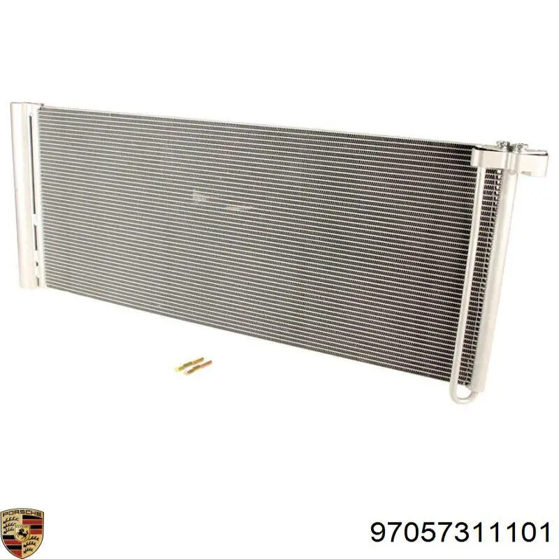 97057311101 Porsche condensador aire acondicionado