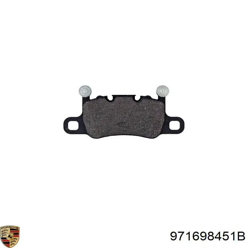 971698451B Porsche pastillas de freno traseras