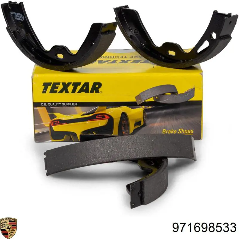 Comprar 971698533 Porsche Juego de zapatas de frenos, freno de estacionamiento