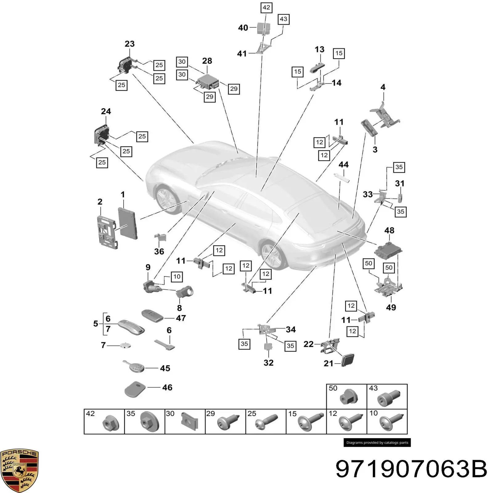 971907063B Porsche bloque confort