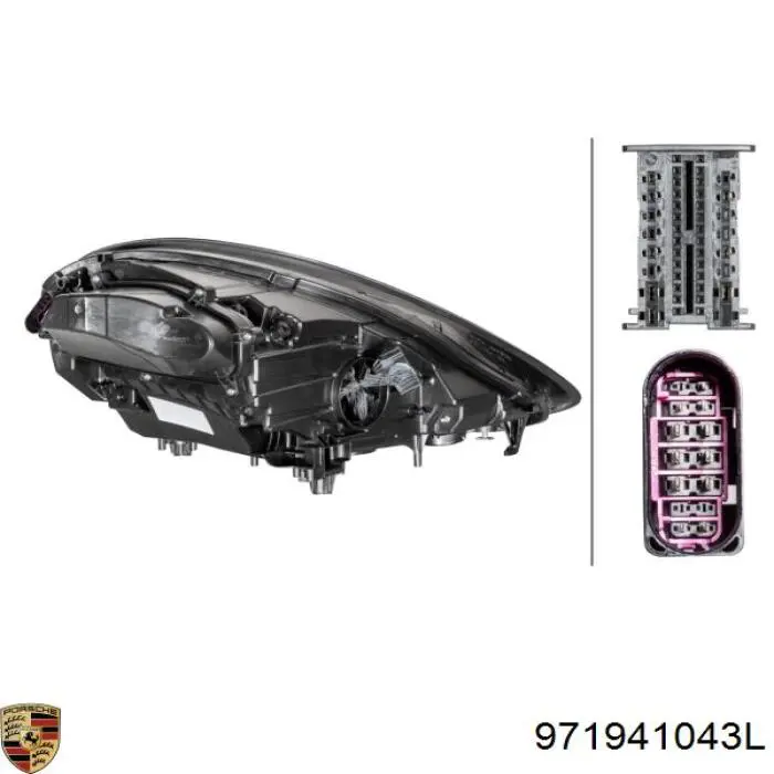 Faros delantero izquierdo para Porsche Panamera SPORT TURISMO