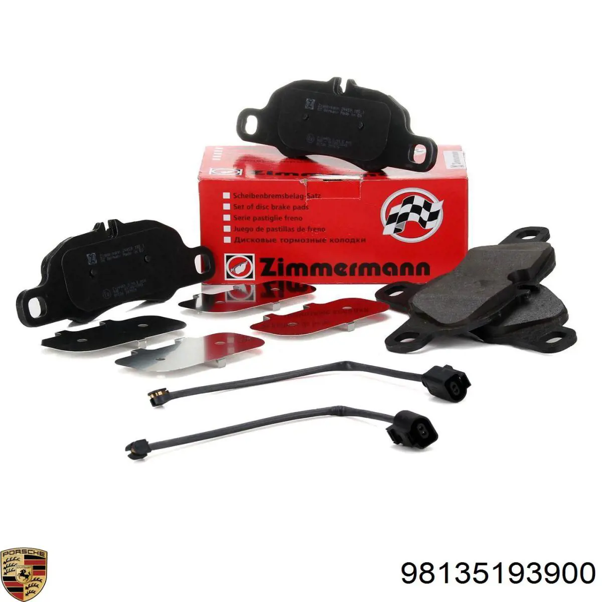 Comprar 98135193900 Porsche Pastillas delanteras de freno