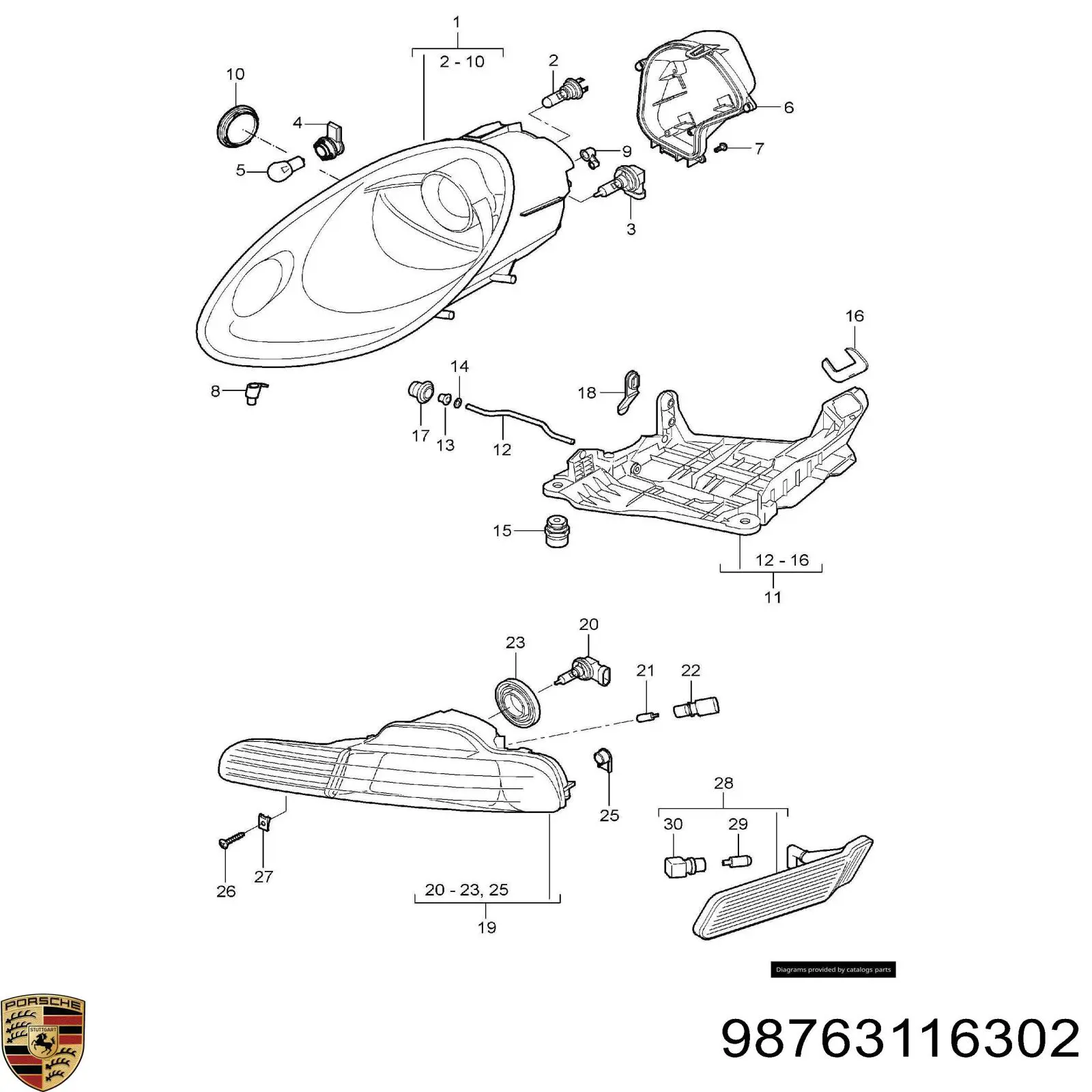 98763116302 Porsche