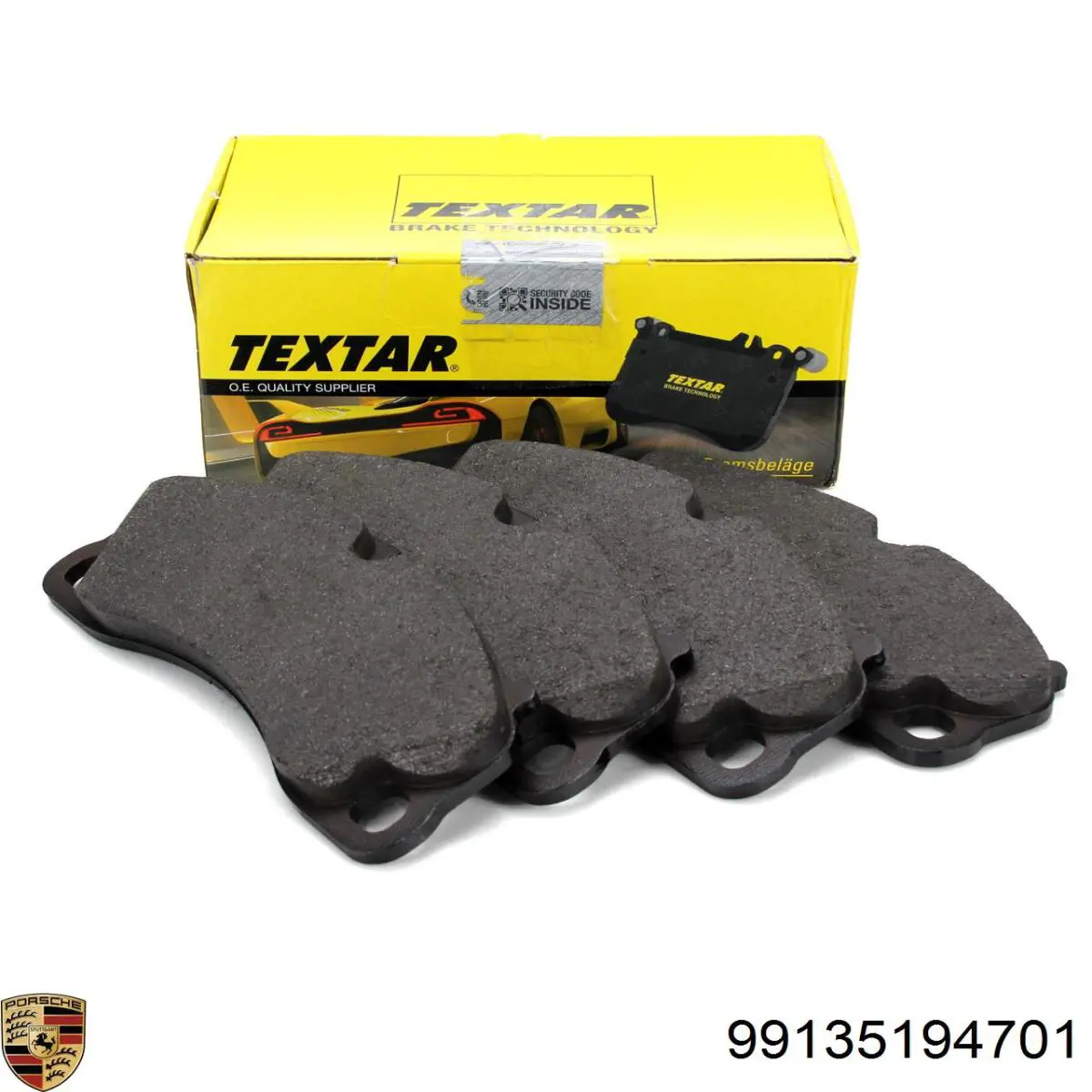 99135194701 Porsche pastillas de freno delanteras