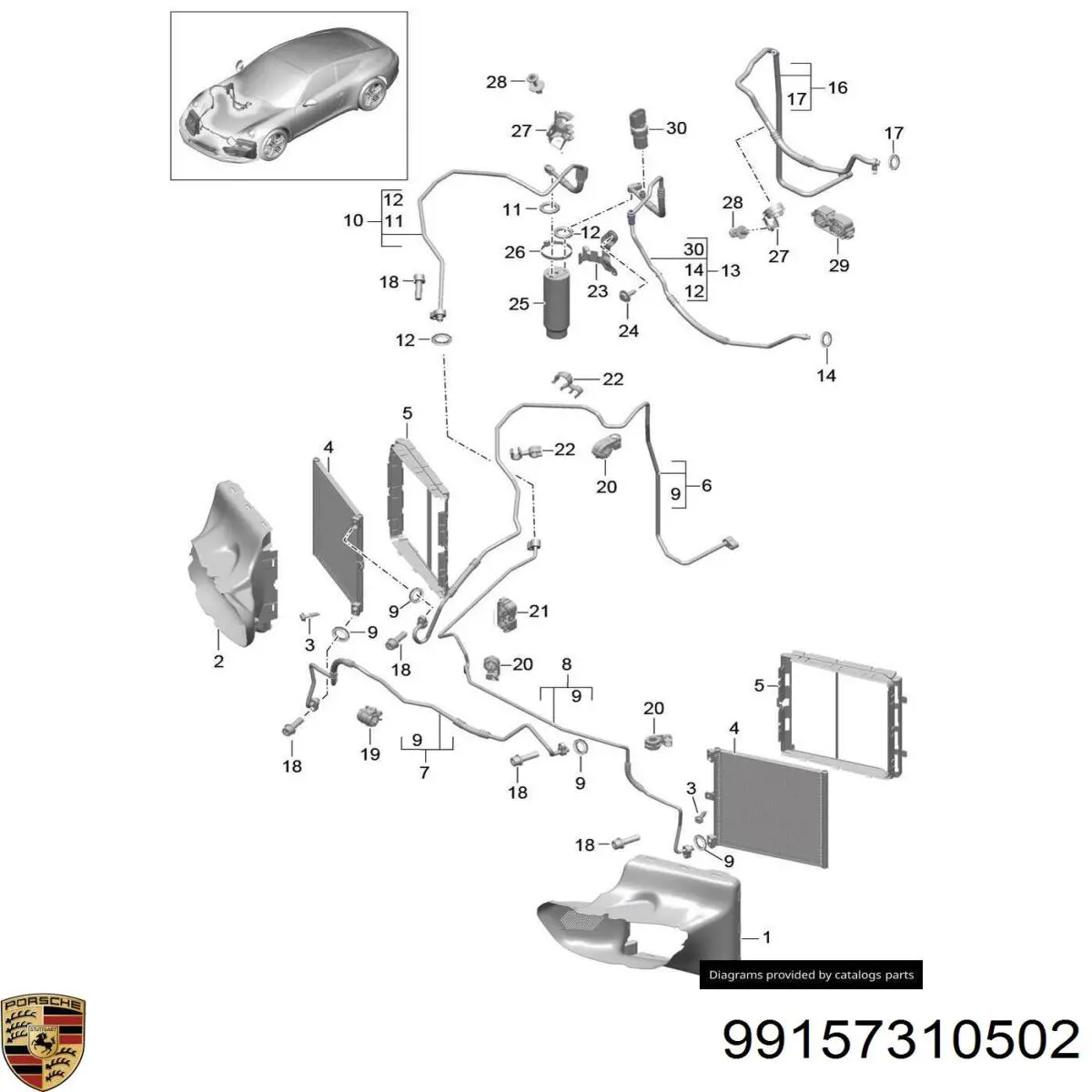 99157310502 Porsche