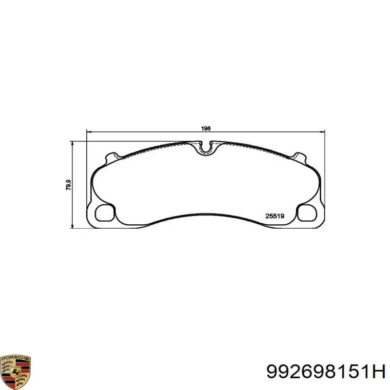 P65048 Brembo Pastillas delanteras