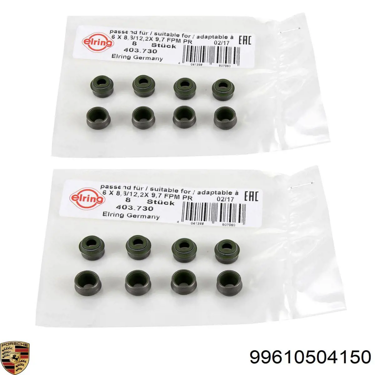 99610504150 Porsche Taqués de motor