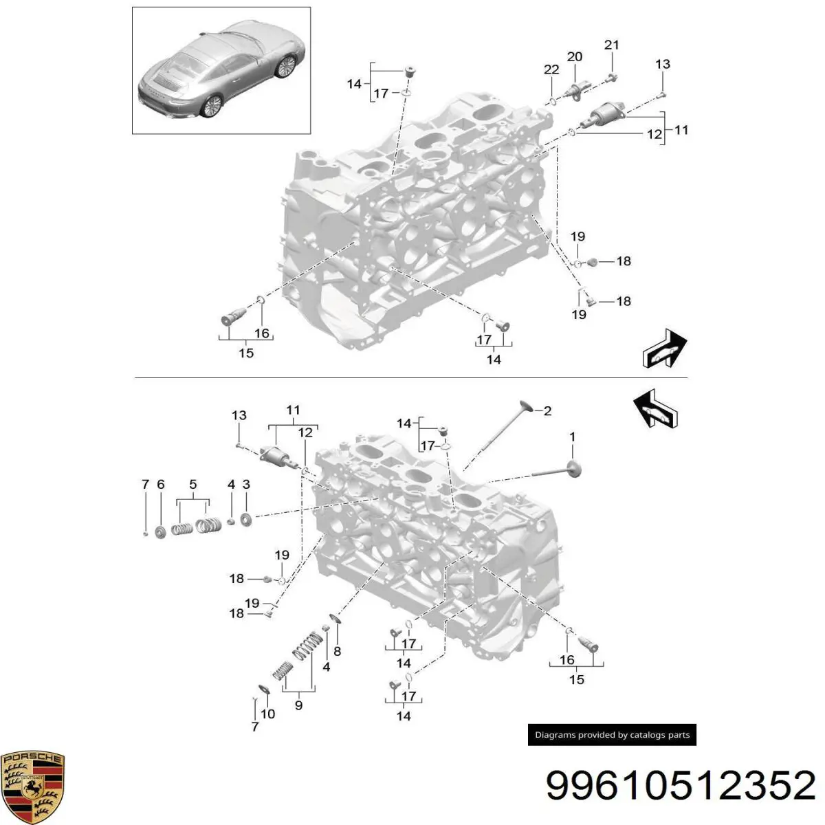 Comprar 99610512352 Porsche 