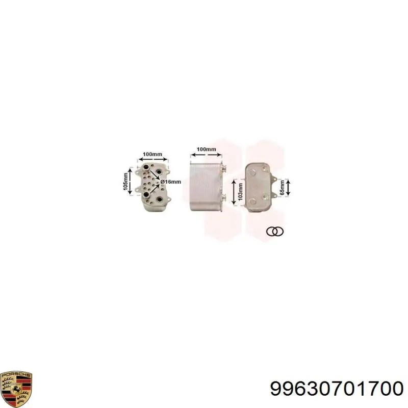 Radiador de refrigeración de la transmisión Nissens 91164 precio, desde 138,36 EUR