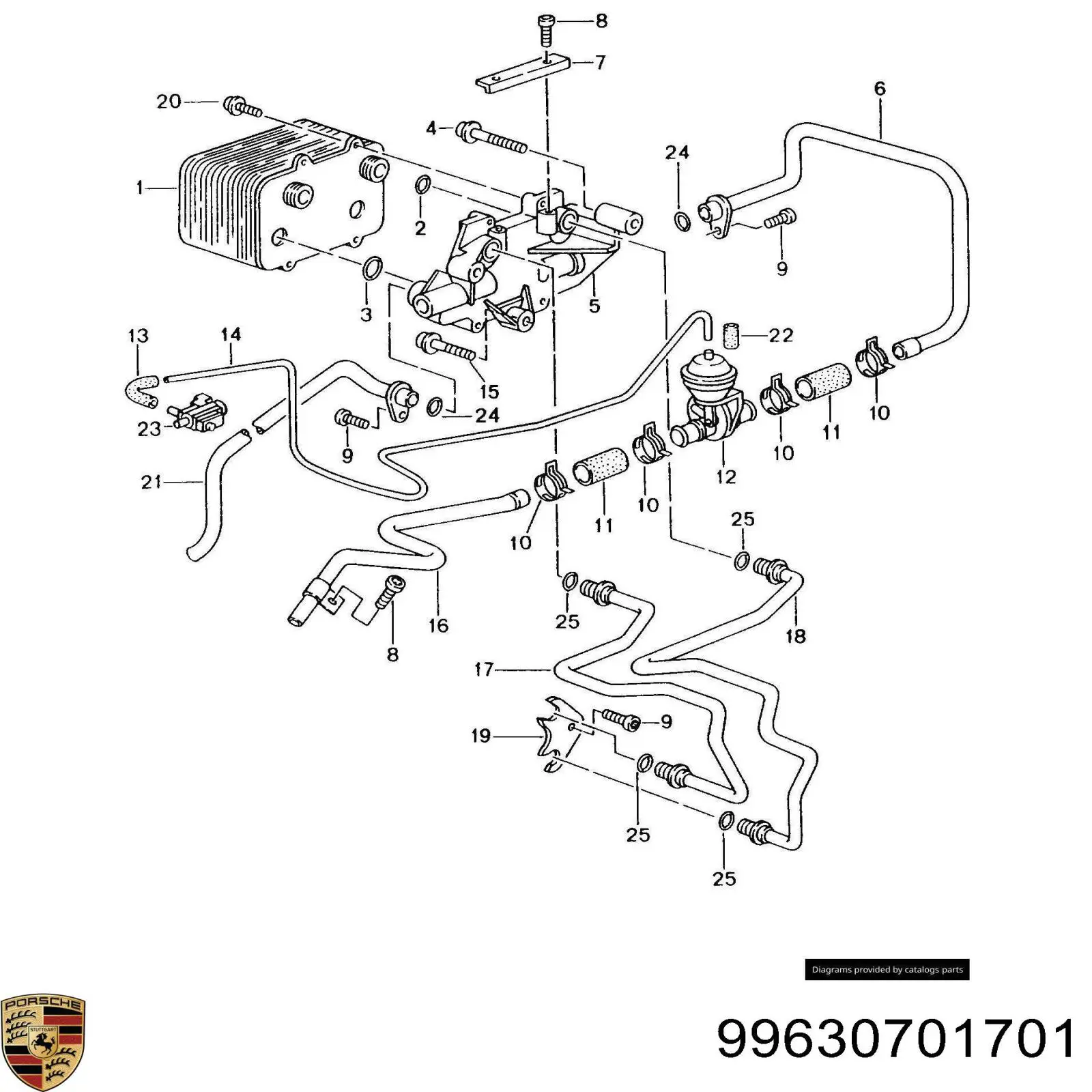 Radiador de refrigeración de la transmisión 91164 Nissens