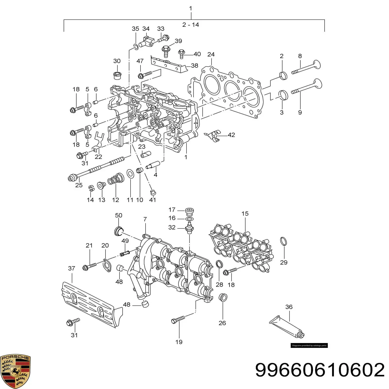 99660610602 Porsche sensor de arbol de levas