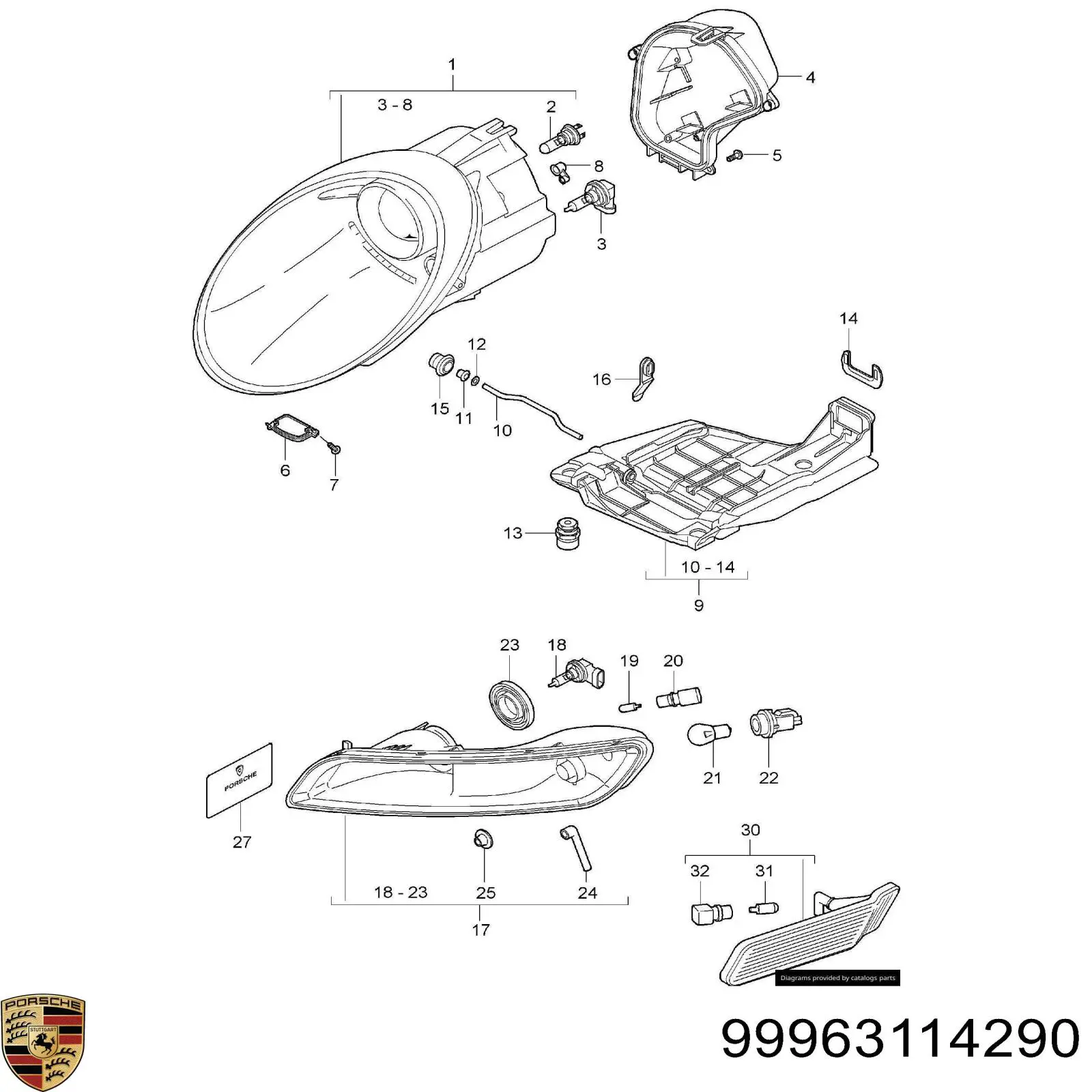 Bombilla de luz antiniebla Honda 33165TL0003