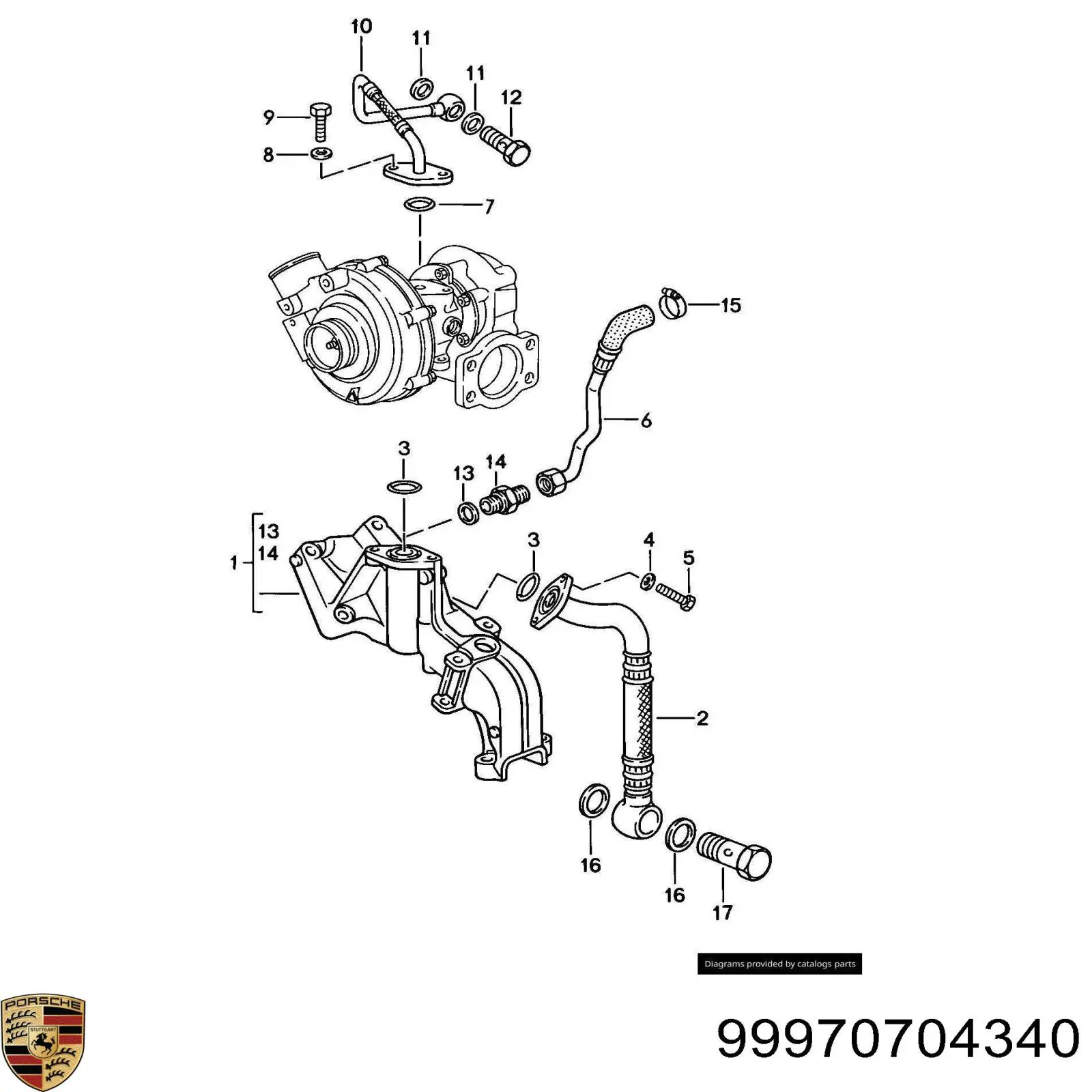 Junta, sensor de posición de cigüeñal 0009979011 Mercedes