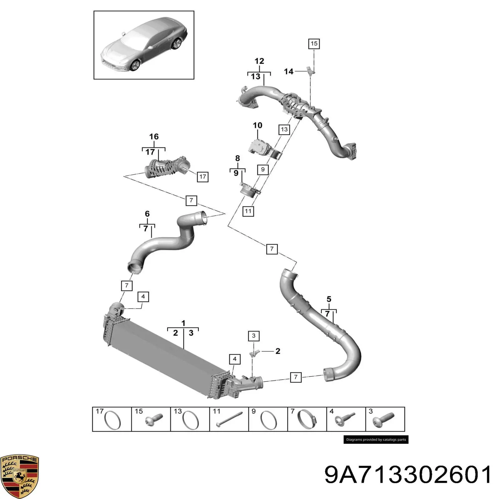 9A713302601 Porsche