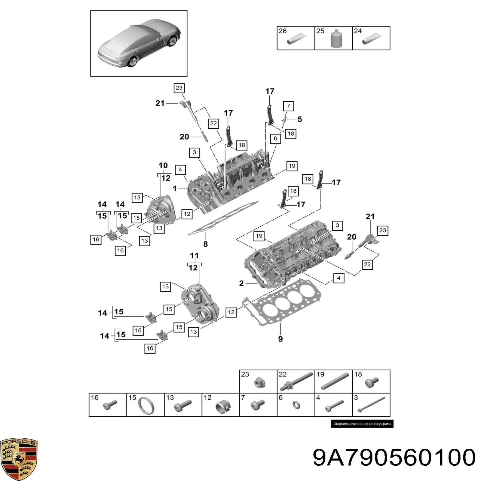 9A790560100 Porsche