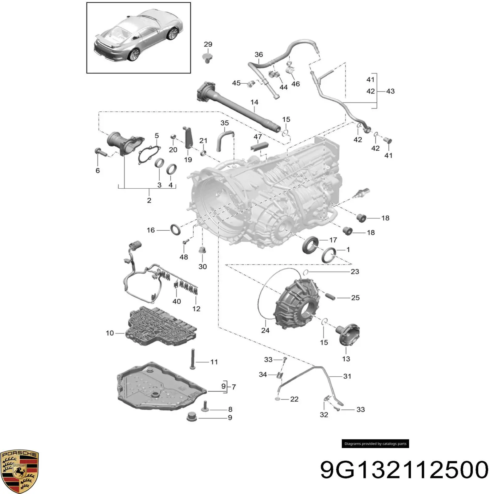 9G132112500 Porsche