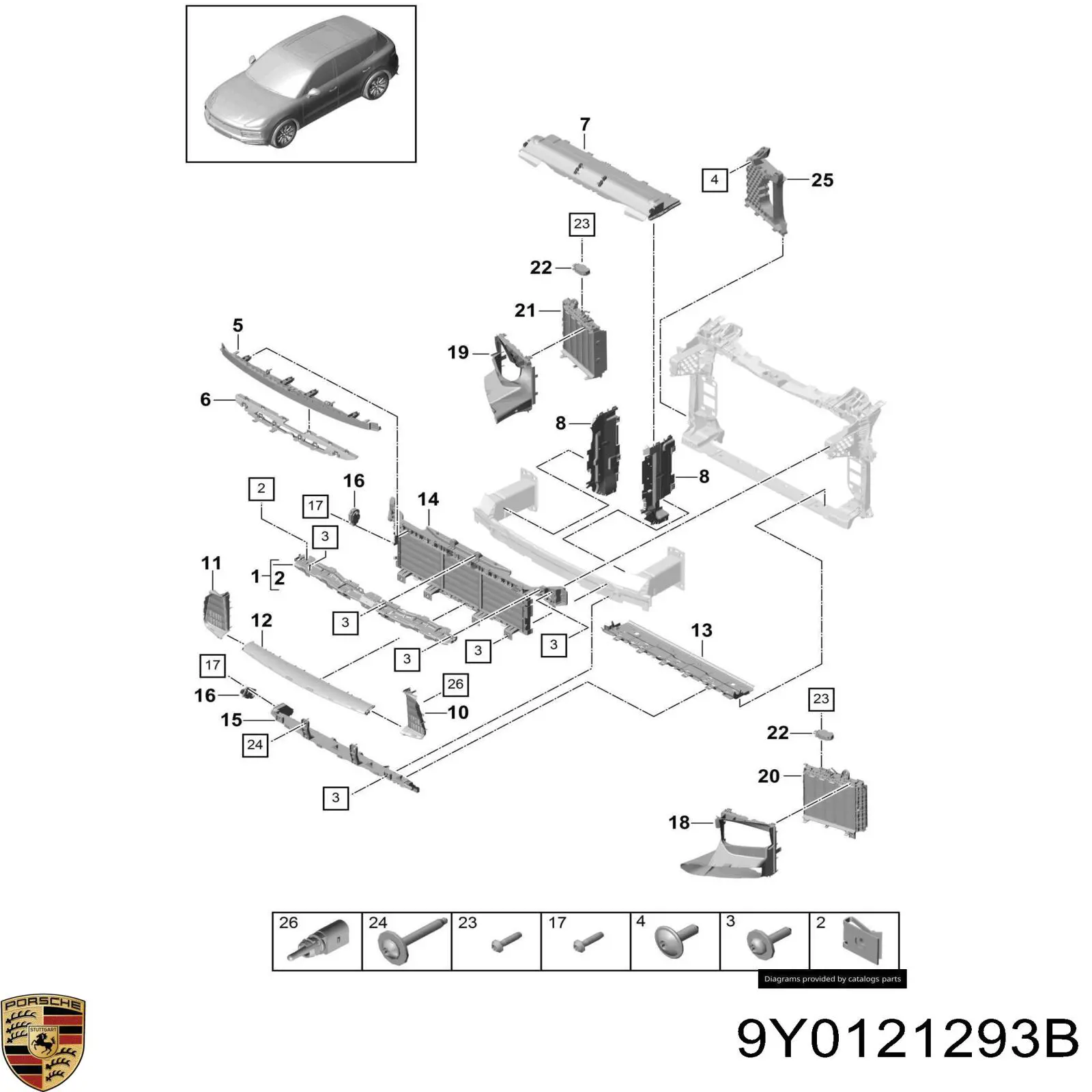 9Y0121293B Porsche