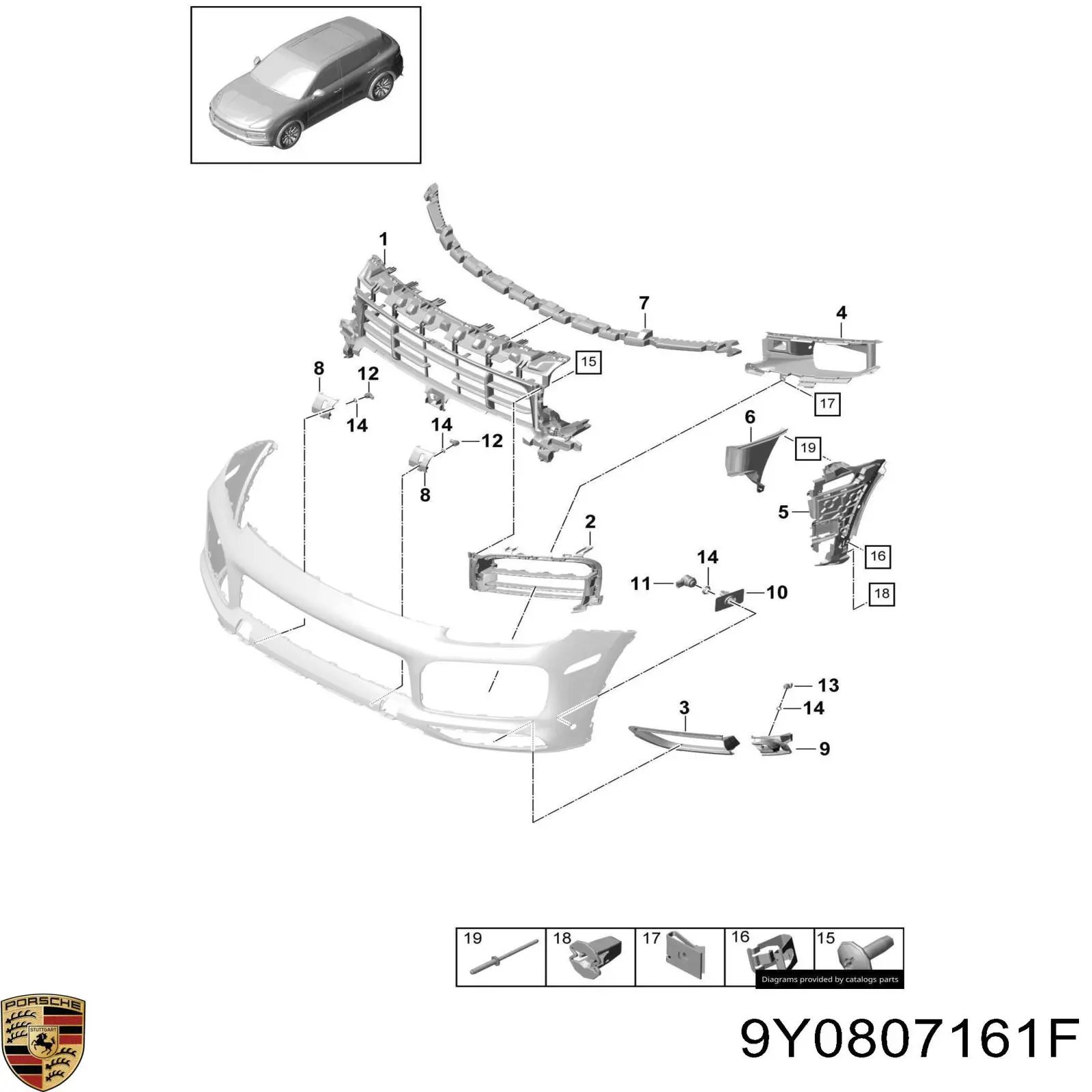 9Y0807161F Porsche