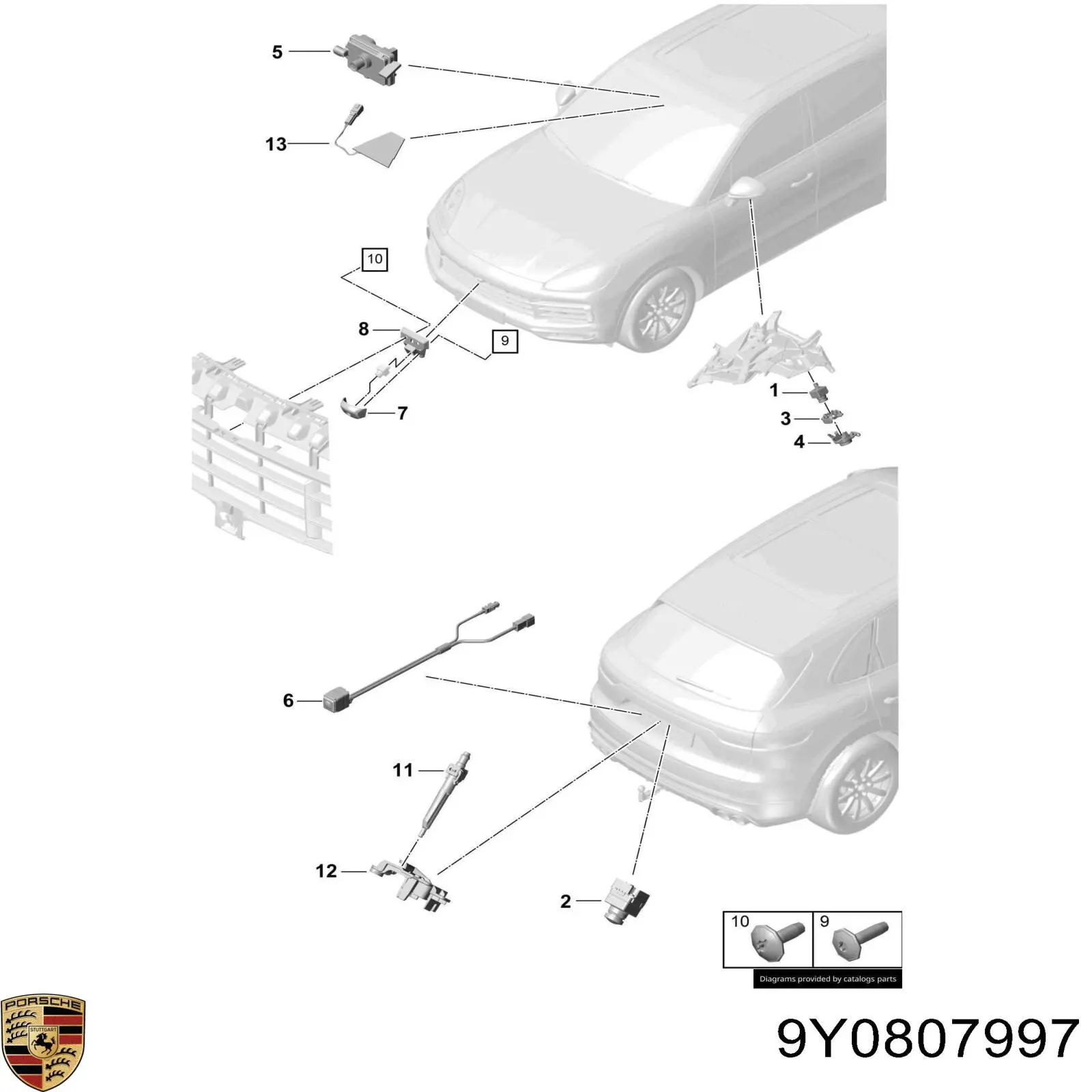 9Y0807997 Porsche