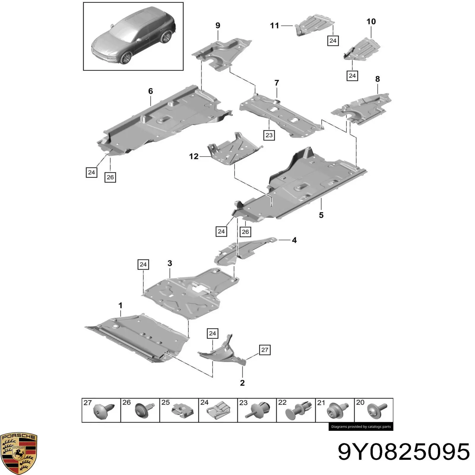 9Y0825095 Porsche