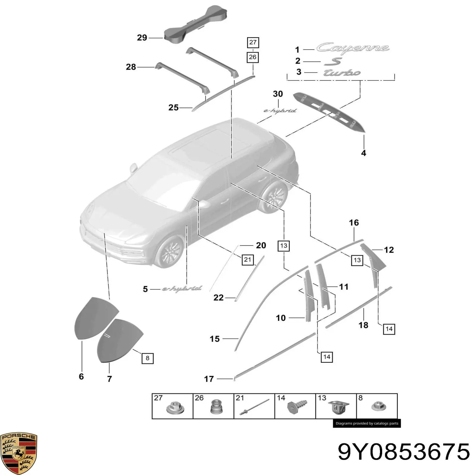 9Y0853675 Porsche